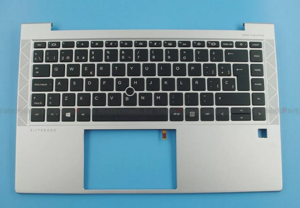 M07090-161 HP EliteBook 840 G7 14.0" Palmrest Bezel Spanish BL Keyboard Latin