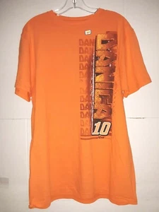 Danica Patrick # 10 Nascar Orange Men's Shirt, Size Large - Picture 1 of 4