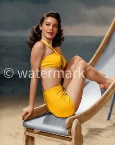 Rare Vintage Ava Gardner Pin-Up 8x10 Photo - Hollywood Glamour 19 - Picture 1 of 1