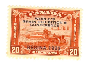 Canada - Regina 1933 - 20 Cent red - MLH - Scott.203 - Picture 1 of 2