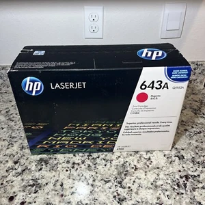 HP Q5953A 643A Magenta Toner Cartridge, Standard Color LaserJet 4700 Sealed - Picture 1 of 3