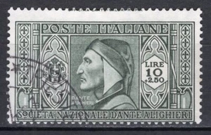 #212 - Regno - 1932 - 10 lire Società Dante Alighieri - Usato - Foto 1 di 1