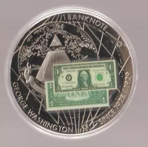 2003 Banknote of the USA Coin $1 George Washington, American Mint, A 06880 - Picture 1 of 5