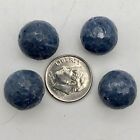 Faceted Blue Sponge Coral Beads  14Mm  4 Beads 