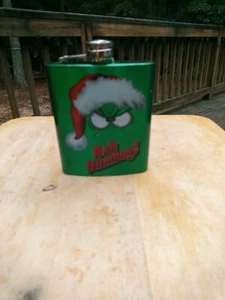 "Grinch" Flask - Picture 1 of 8
