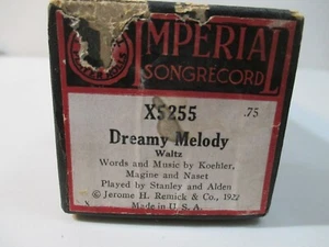 Imperial Player Piano Rolls X5255 Dreamy Melody Waltz - Picture 1 of 5