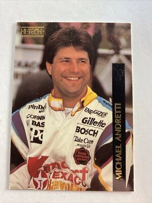 Michael Andretti  1992 Hi-Tech Promo card -  #3 Racing - Image 1 of 2
