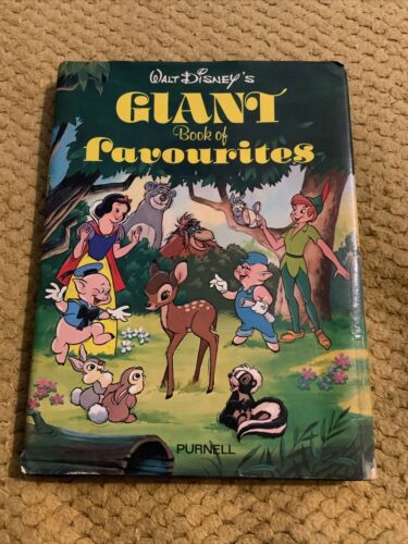 Walt Disney’s Giant Book Of Favourites 1976 Collectible Book  Vintage