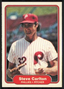 1982 Fleer #243 Steve Carlton