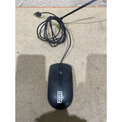 Dell MS116T1 Optical Mouse Black USB Wired 3-Button Scroll Wheel Compact for PC - Image 1 of 4
