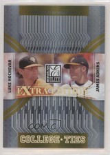 2007 Donruss Elite Extra Edition College Ties Gold Luke Hochevar James Adkins