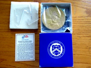 Presidential Medal George W. Bush 3” Peace & Friendship Bronze Medal D12 - Picture 1 of 3