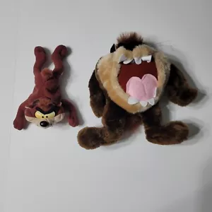 1996 Taz Plush By Ace Toys And Beanie Taz - Picture 1 of 3