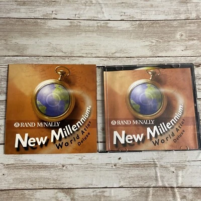 ((2))!! Rand McNally New Millennium World Atlas Deluxe CD-ROM, 1998 - Image 1 of 4
