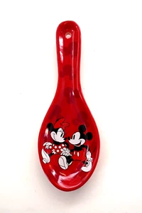 Disney. Mickey and Minnie Resting Spoon Holder. Ceramic. Red. - Picture 1 of 3