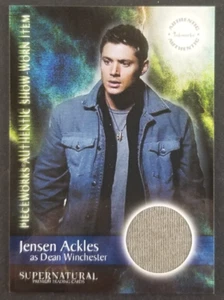 Jensen Ackles 2008 Supernatural Asylum Worn Shirt Relic Card #4 (NM) - Picture 1 of 2
