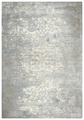 Rizzy Rugs Gray Petals Vines Bulbs Lines Contemporary Area Rug Floral CHS104 - Image 1 of 4