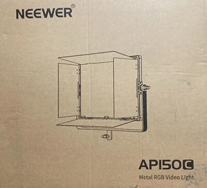 NEEWER AP150C 150W RGBWW Full Color Led Video Panel Light Barndoor 2500K-10000K - Picture 1 of 3