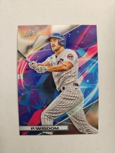 2022 Topps Chrome Cosmic #77 Patrick Wisdom Chicago Cubs Baseball Trading Card - Picture 1 of 2