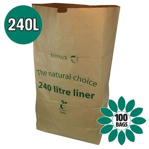 EcoSack 240L compostable bags (100 bags) - Picture 1 of 1