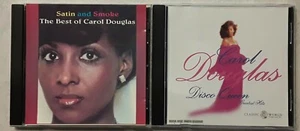 CAROL DOUGLAS Greatest Hits DISCO QUEEN + Best of SATIN and SMOKE 2 CD lot 1993 - Imagen 1 de 3