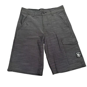 Vans Vanphibian Shorts Boys Size 12 Black Beach Board Surf - Picture 1 of 15