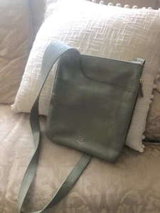 💕RADLEY London" Pockets "Leather Medium Crossbody-Willow Green- Damaged Reduced - Picture 1 of 5