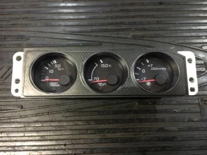 Genuine Triple Gauge Single Din For: Nissan Skyline R32 GTR BNR32 89-94 - Picture 1 of 4