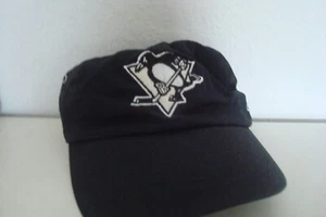 PITTSBURGH PENGUINS BEACH GOLF STRAPBACK DEADSTOCK HAT CAP VINTAGE D2 - Picture 1 of 2