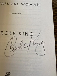 A Natural Woman: A Memoir by Carole King SIGNED Autograph - Picture 1 of 8