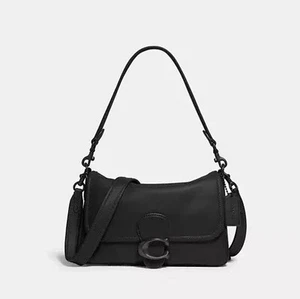 Bolso de Hombro COACH Cuero Tabby Suave con Correa Bandolera Rem - Estaño/Negro - Imagen 1 de 16