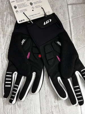 Guantes de ciclismo Louis Garneau Rafale Air Gel para mujer L - negros/blancos Foto 1 de 4