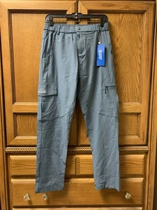 NWT Outdoor Sports Quick Dry Nylon Light Weight Hiking Pants Sz Med Blue - Picture 1 of 10