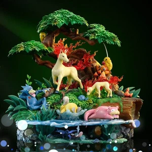 JingHe Studio Forest Resin Statue Rapidash Model Pre-order Ponyta Golduck H30cm - Picture 1 of 8