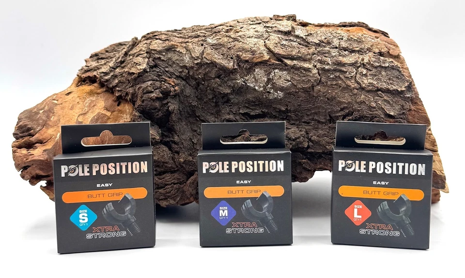 POLEPOSITION Pole Position Easy Butt Grip Small Medium Large Rutenhalterung Rutenauflage DA