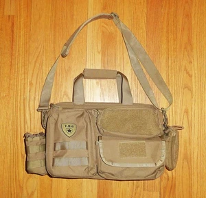 Bolsa de pañales táctica para bebé Coyote marrón zona de caída cambiador militar papá - Imagen 1 de 18