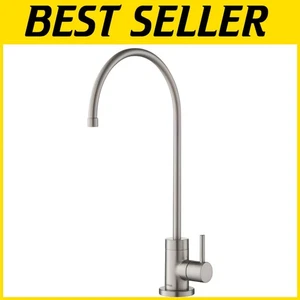 Elegant Spot-Free Stainless Steel Water Faucet - Lead-Free & High Arc Spout - Picture 1 of 11