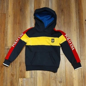 Boy's Polo Ralph Lauren Color Block Hoodie - Sz. 6 - Picture 1 of 5