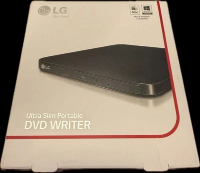 LG SP80NB80 External Drive DVD Writer & Playback - Image 1 of 4
