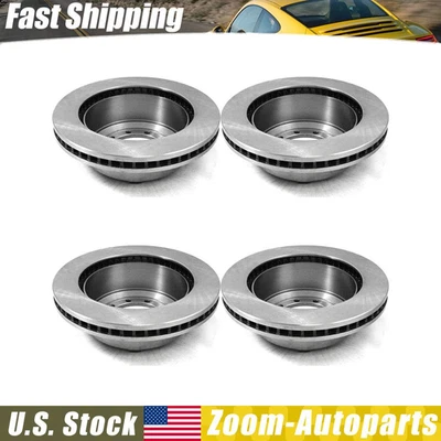 Rotores de freio dianteiro + traseiro compatíveis com Ford LCF 4.5L International Harvester CF500 4.5L - Imagem 1 de 4