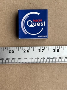Quantity 4 Nachi Quest deep groove Ball bearings 6200 2NSE 10x30x9mm w/ seals - Picture 1 of 3