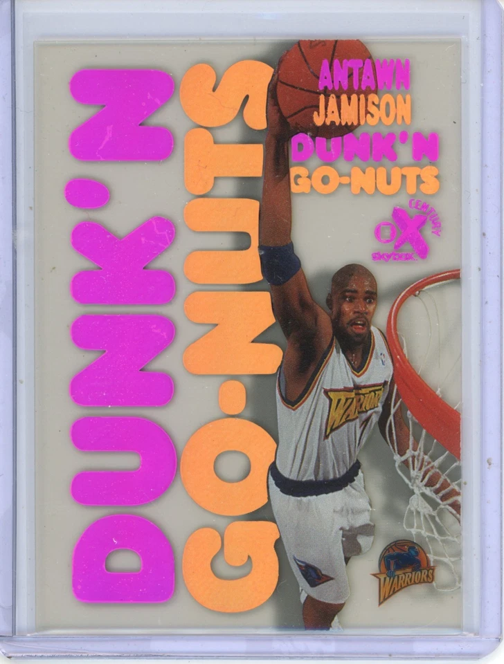 SkyBox E-X Century Antawn Jamison 11 Dunk'N Go Nuts Rookie Warriors RC 1998-99 Foto 1 de 1