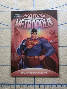 Fleer Brilliants - Superman WM-1 Kryptonian Red Parallel - World Of Metropolis - Picture 1 of 6