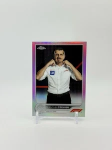 2022 Topps Chrome Formula 1 - F1 Crew Team Guenther Steiner #108 Pink /75 - Picture 1 of 3