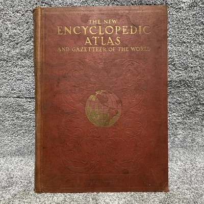 The New Encyclopedic Atlas And Gazetteer Of The World Special 1910 Census Ed. Foto 1 de 4