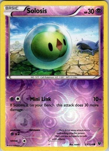 Solosis 33/124 Pokémon TCG XY -Fates Collide Reverse Holo - Picture 1 of 2