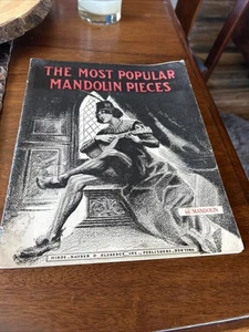 The Most Popular Mandolin Pieces Vintage Music Book - Picture 1 of 12