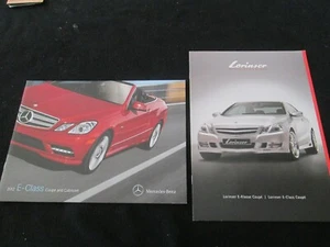 2012 Mercedes Benz E-class Coupe & Cabriolet Lorinser Catalog E350 E550 Brochure - Picture 1 of 12