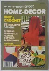 The Best of Mon Tricot Home-Decor 1977 Magazine 55 Creative Designs - Picture 1 of 7
