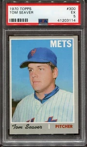 1970 Topps #300 Tom Seaver New York Mets - PSA 5 Ex - Imagen 1 de 2